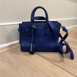 Saint Laurent Royal Blue Satchel